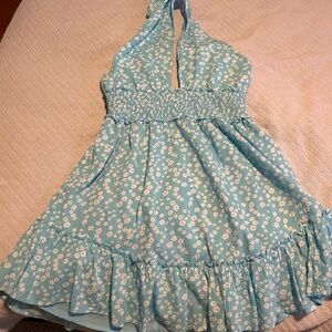 Aerie blue mini dress size small